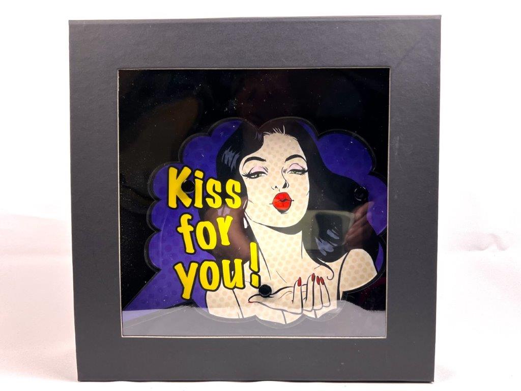 Ad van Hassel - Kunst Cadeau - Art Sculpture - Kiss for you II 20cm