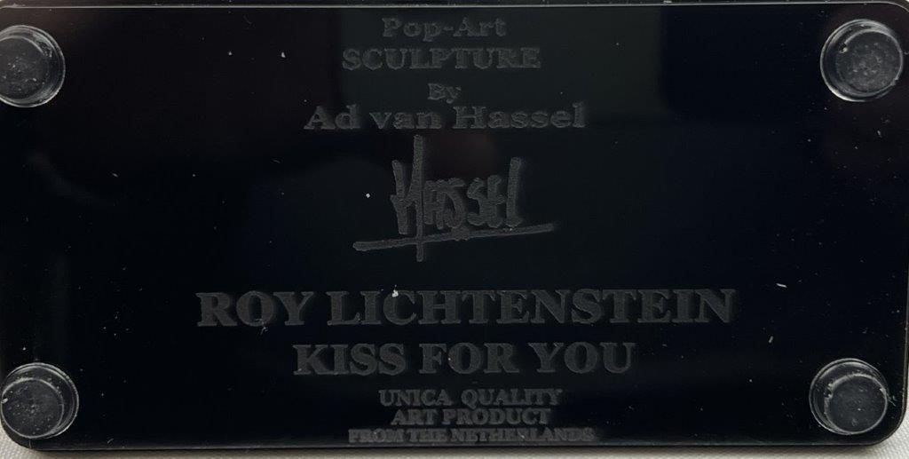 Ad van Hassel - Kunst Cadeau - Art Sculpture - Kiss for you 20cm