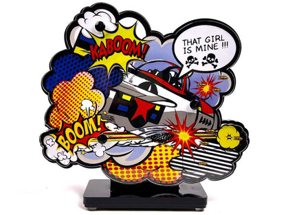 Ad van Hassel - Kunst Cadeau - Art Sculpture - Roy lichtenstein That girl is mine 20cm