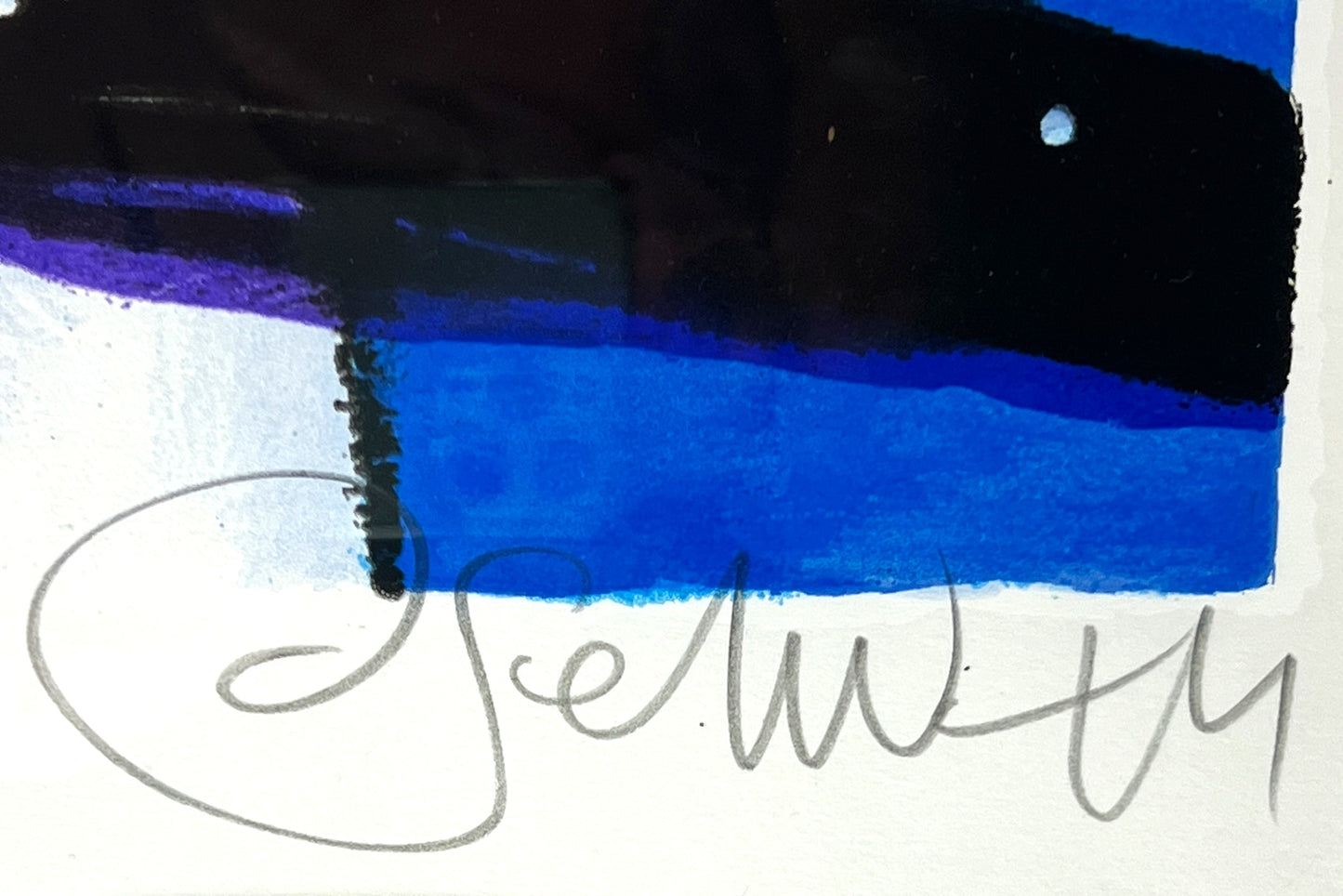 Selwyn Senatori - Zeefdruk - Dinner with miss Loren