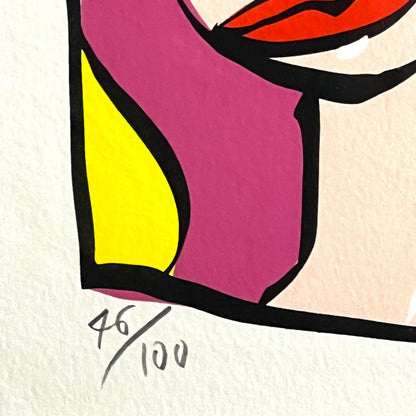 Selwyn Senatori - screen print - Valentina Purple