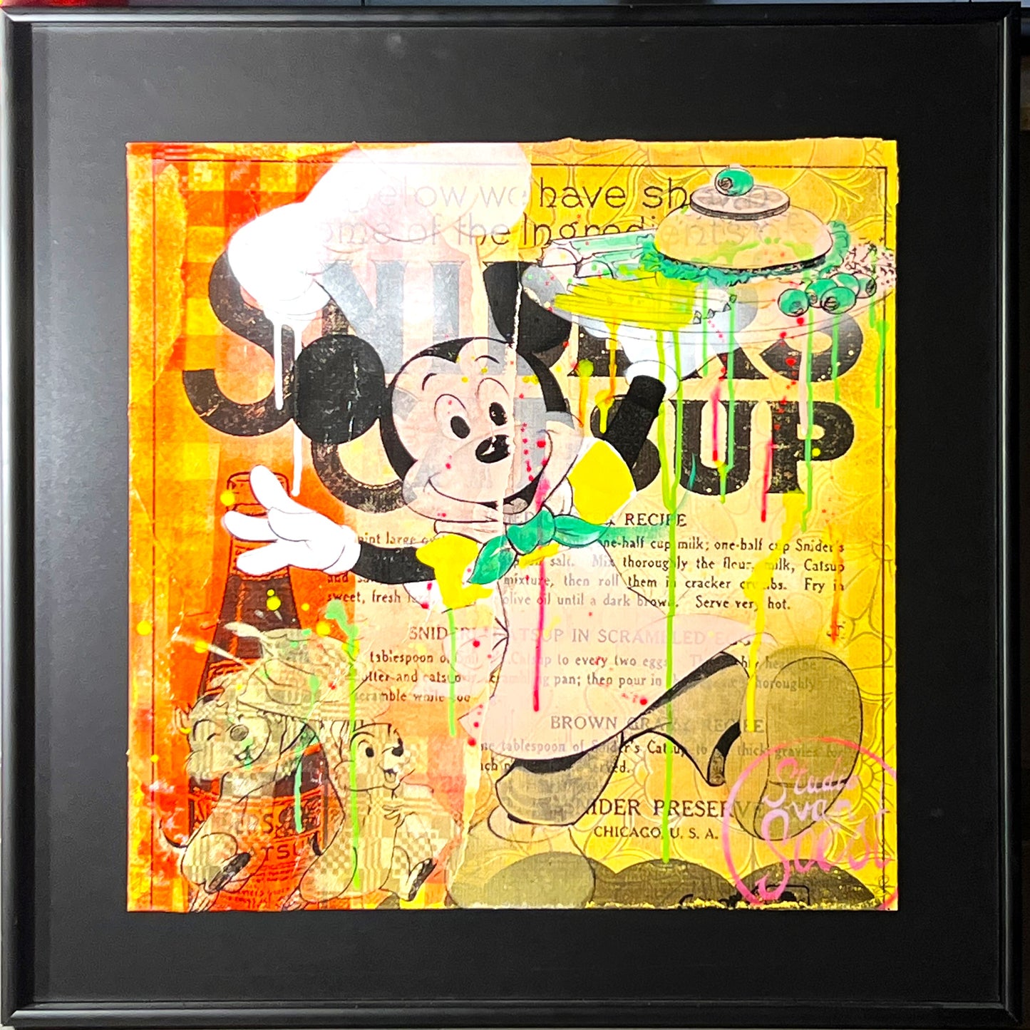 Suzanne van Soest - Zeefdruk - Hamburger Time