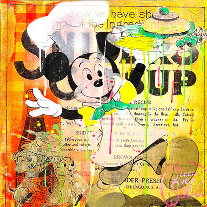 Suzanne van Soest - Zeefdruk - Hamburger Time