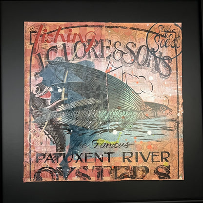 Suzanne van Soest - Zeefdruk - Flying Fish