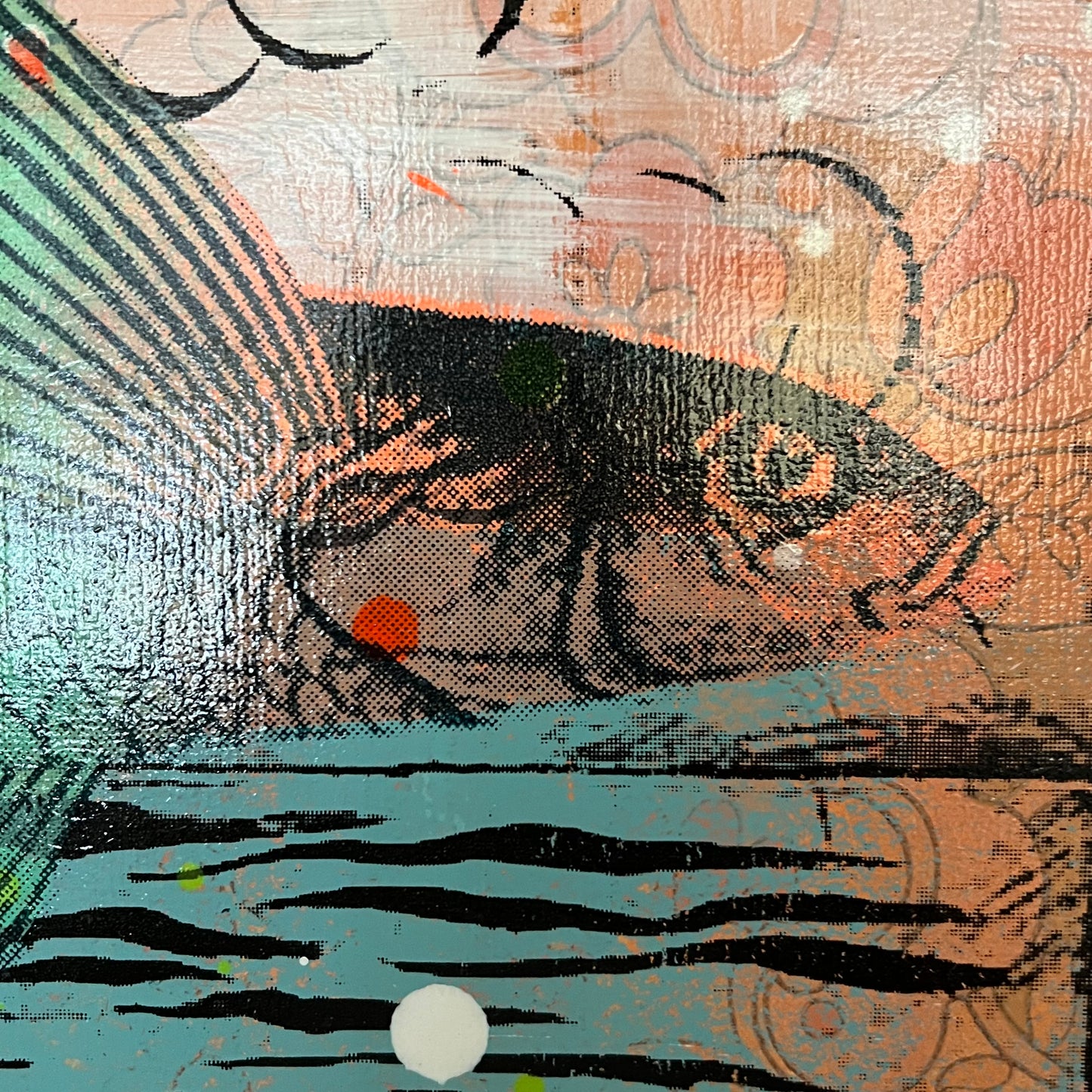 Suzanne van Soest - Zeefdruk - Flying Fish