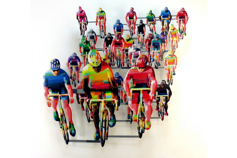 David Gerstein - Wall Sculpture - Tour de France - Frontal