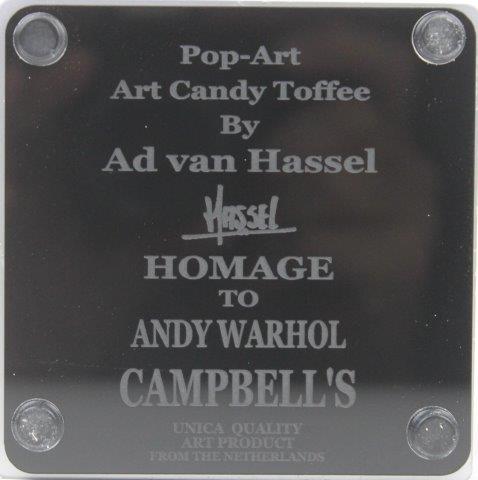 Ad van Hassel - Art Candy - Campbell's soup paars