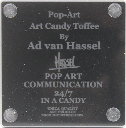 Ad van Hassel - Art Candy - Communication paars