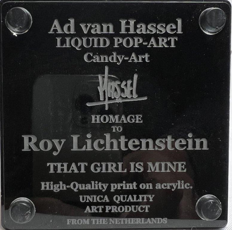 Ad van Hassel - Art Candy - Roy Lichtenstein that girl is mine