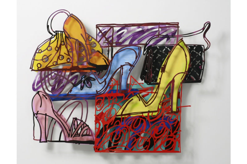 David Gerstein - Wall Sculpture - Window shopping