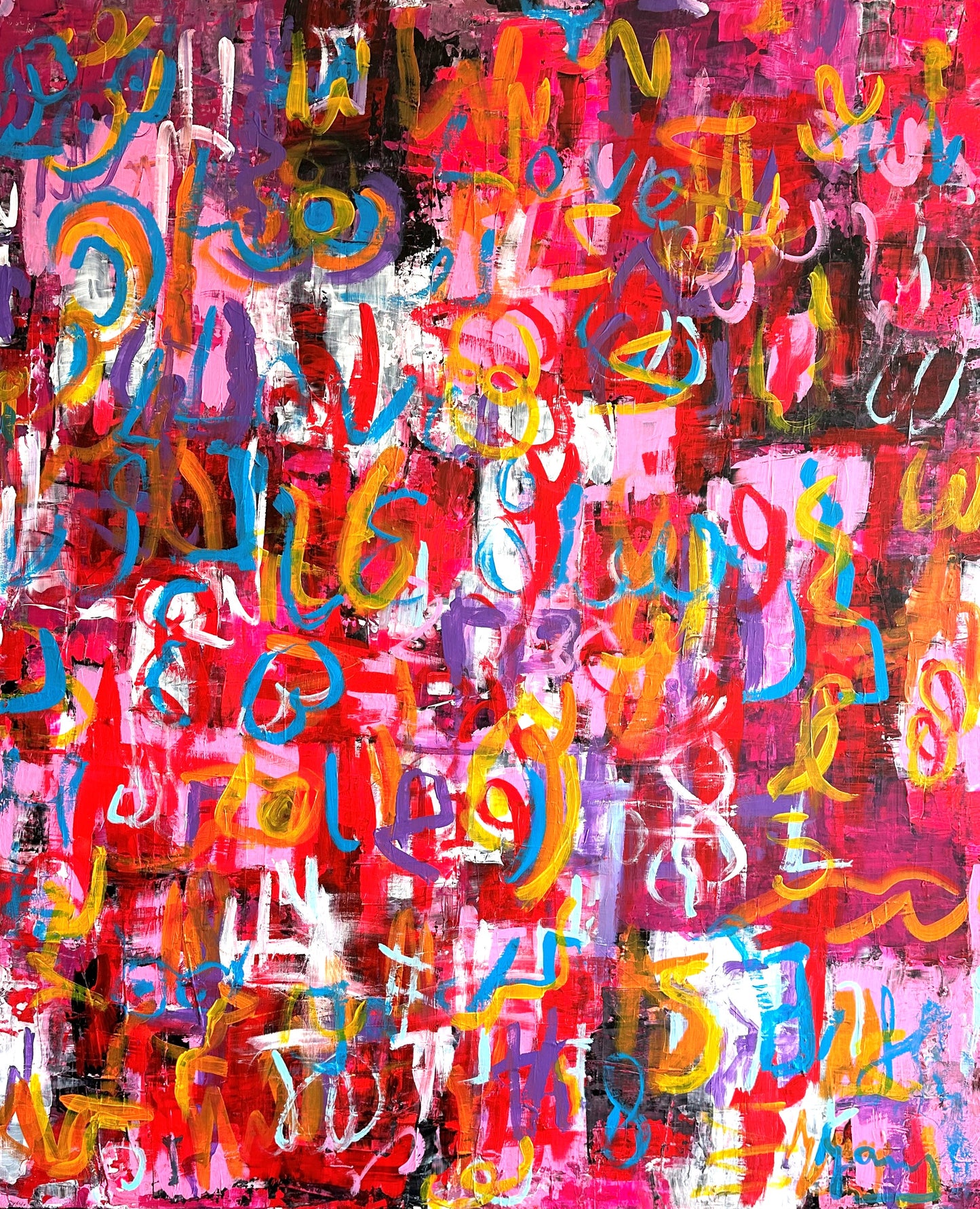 Janny van Beurden - Schilderij - Let's Dance