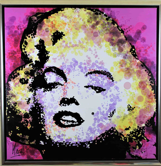 Ad van Hassel - Schilderij - Marilyn 2