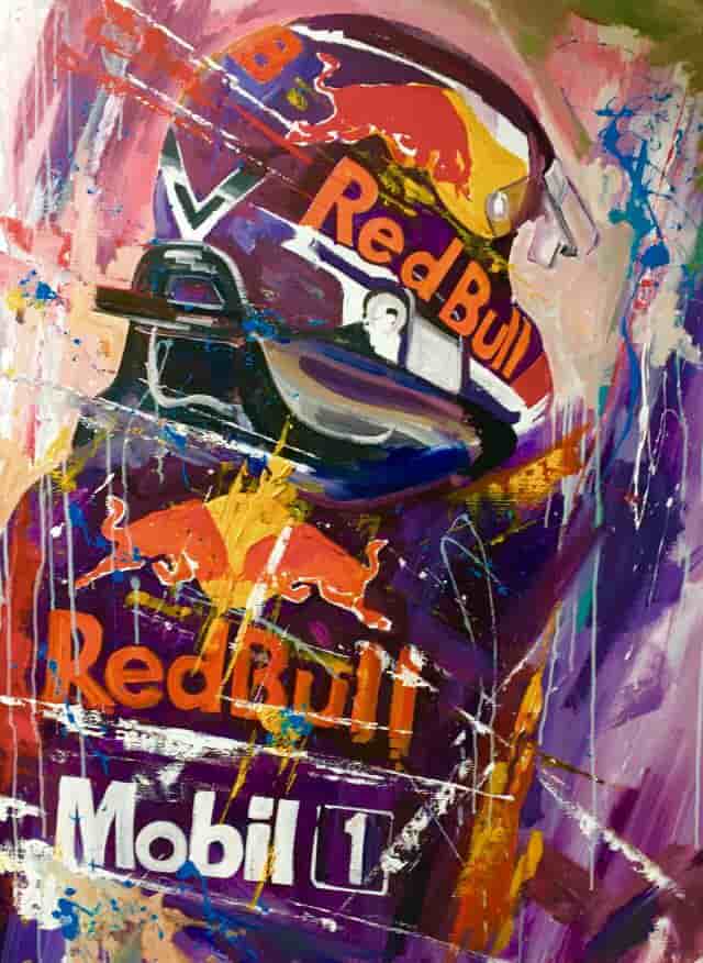 Eric Jan Kremer - Painting - Max Verstappen 2018