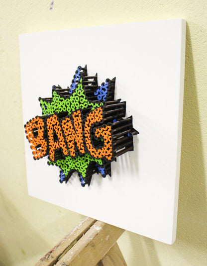 Alessandro Padovan - Screw art - Mini Bang Groen