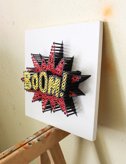 Alessandro Padovan - Screw art - Mini Boom rood 1