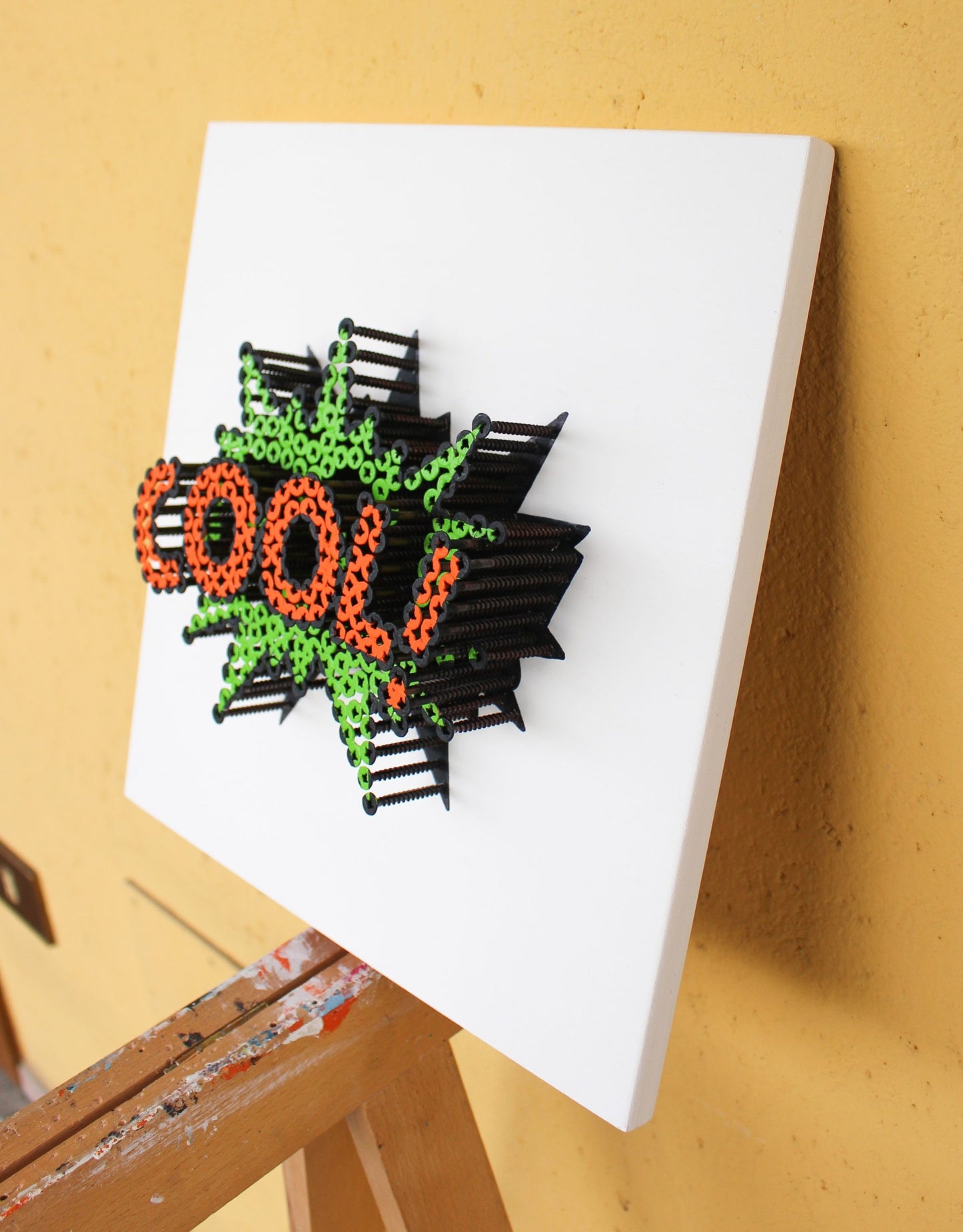 Alessandro Padovan - Screw art - Mini Cool groen