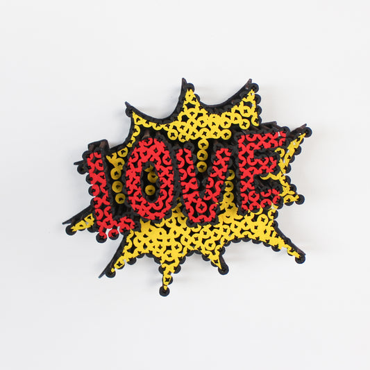 Alessandro Padovan - Screw art - Mini Love geel