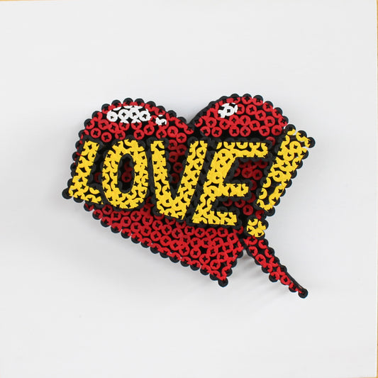 Alessandro Padovan - Screw art - Mini Love rood