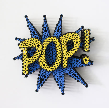 Alessandro Padovan - Screw art - Mini Pop blauw