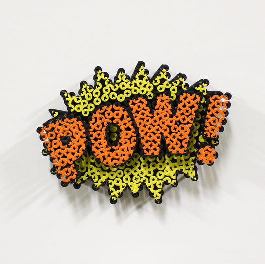 Alessandro Padovan - Screw art - Mini Pow geel