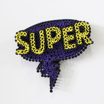 Alessandro Padovan - Screw art - Mini Super paars