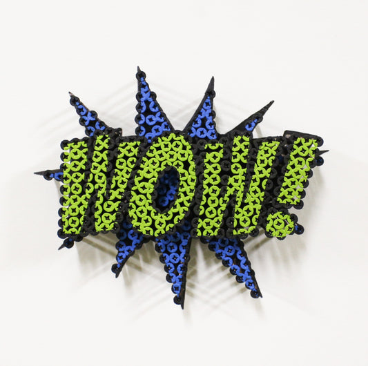 Alessandro Padovan - Screw art - Mini Wow blauw