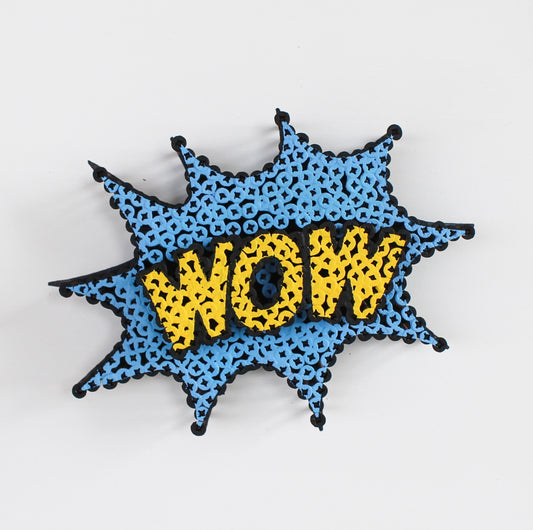 Alessandro Padovan - Screw art - Mini Wow lichtblauw