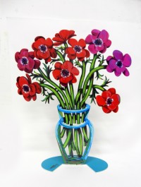 David Gerstein - Kunst Cadeau - Poppies vase small