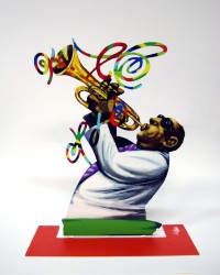 David Gerstein - art gift - Trumpet player